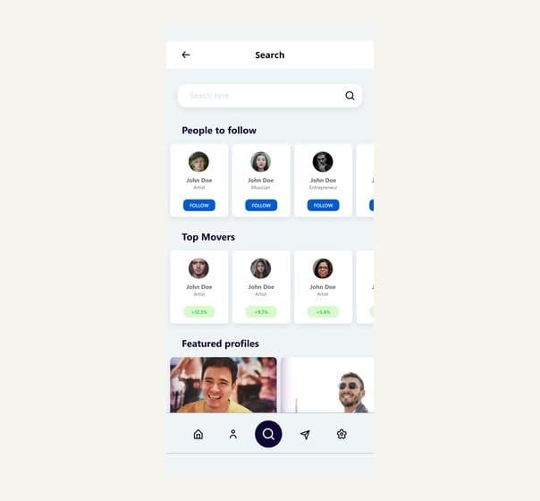 Interfaces d'applications mobiles 5
